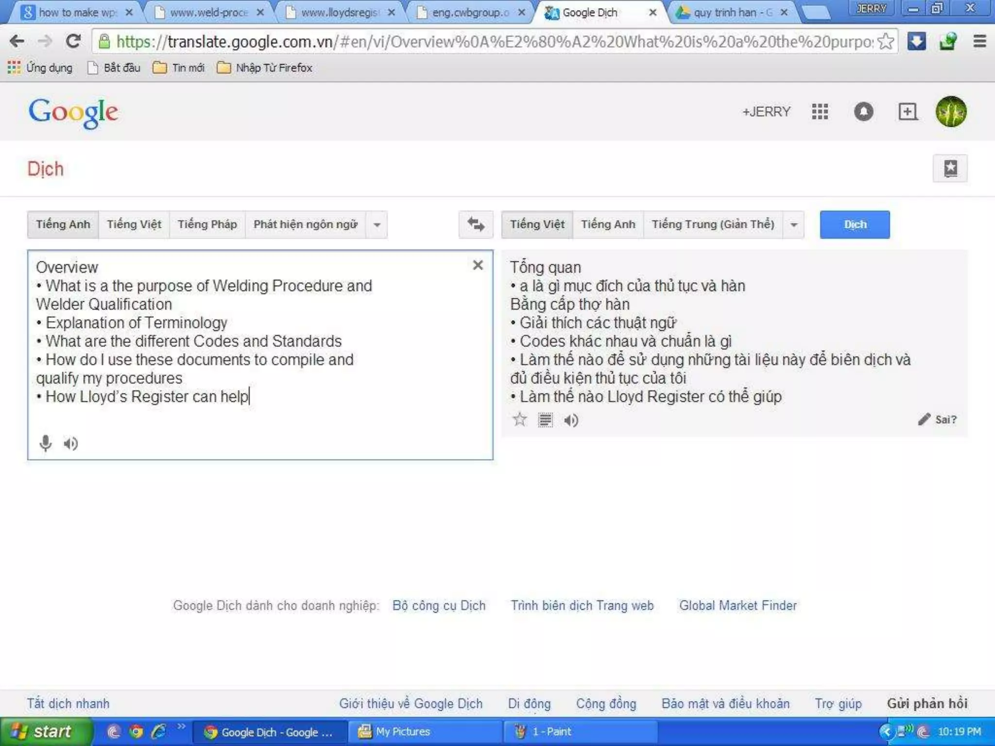 Welding procedure & welder qualification review