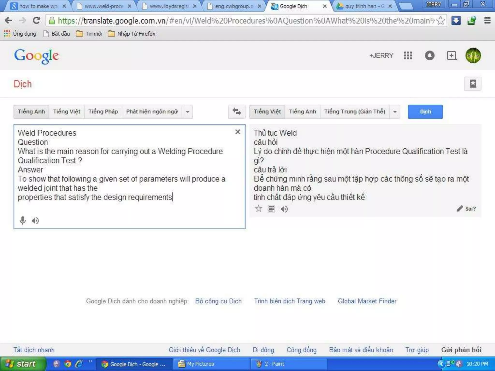 Welding procedure & welder qualification review