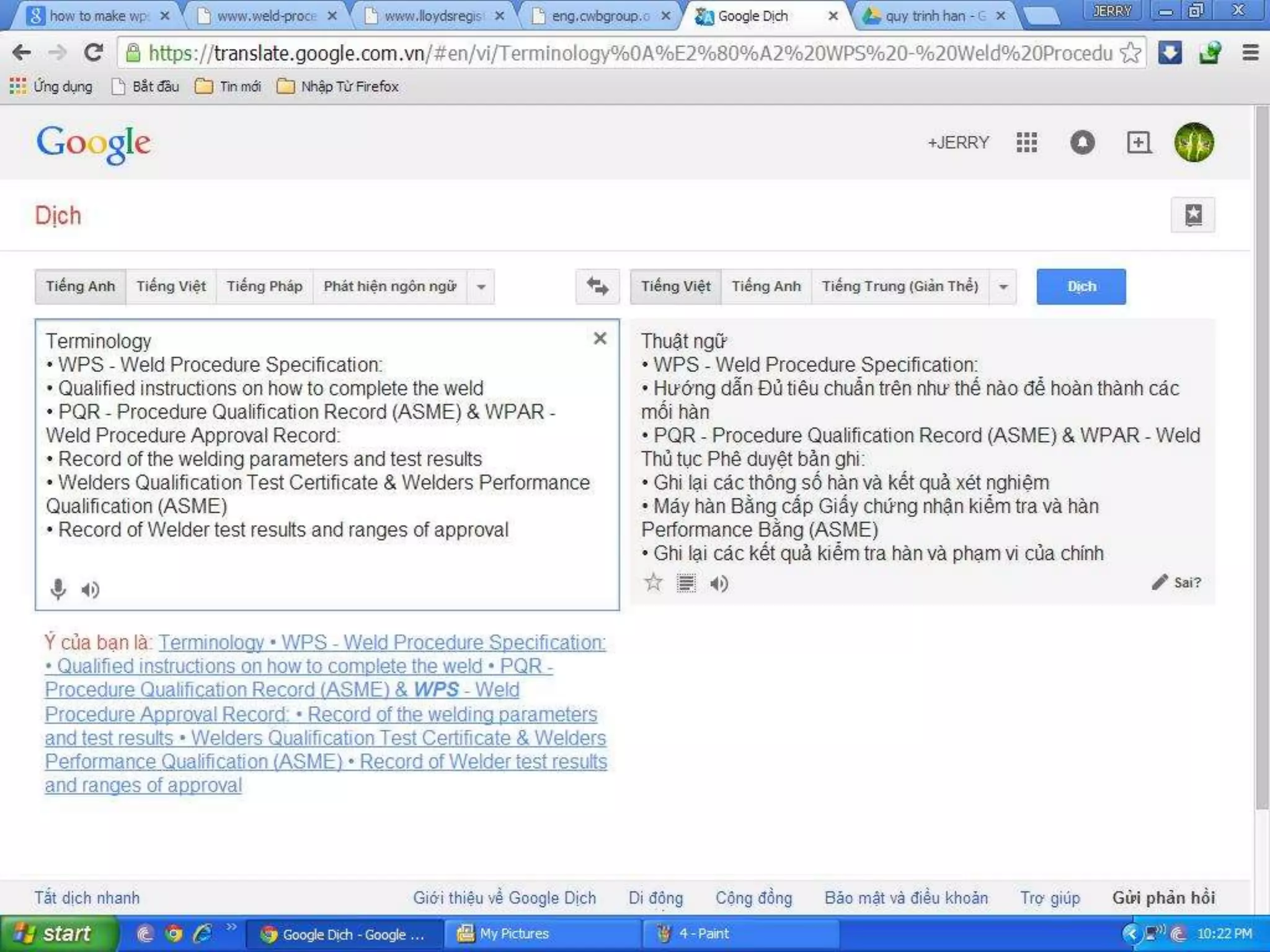 Welding procedure & welder qualification review