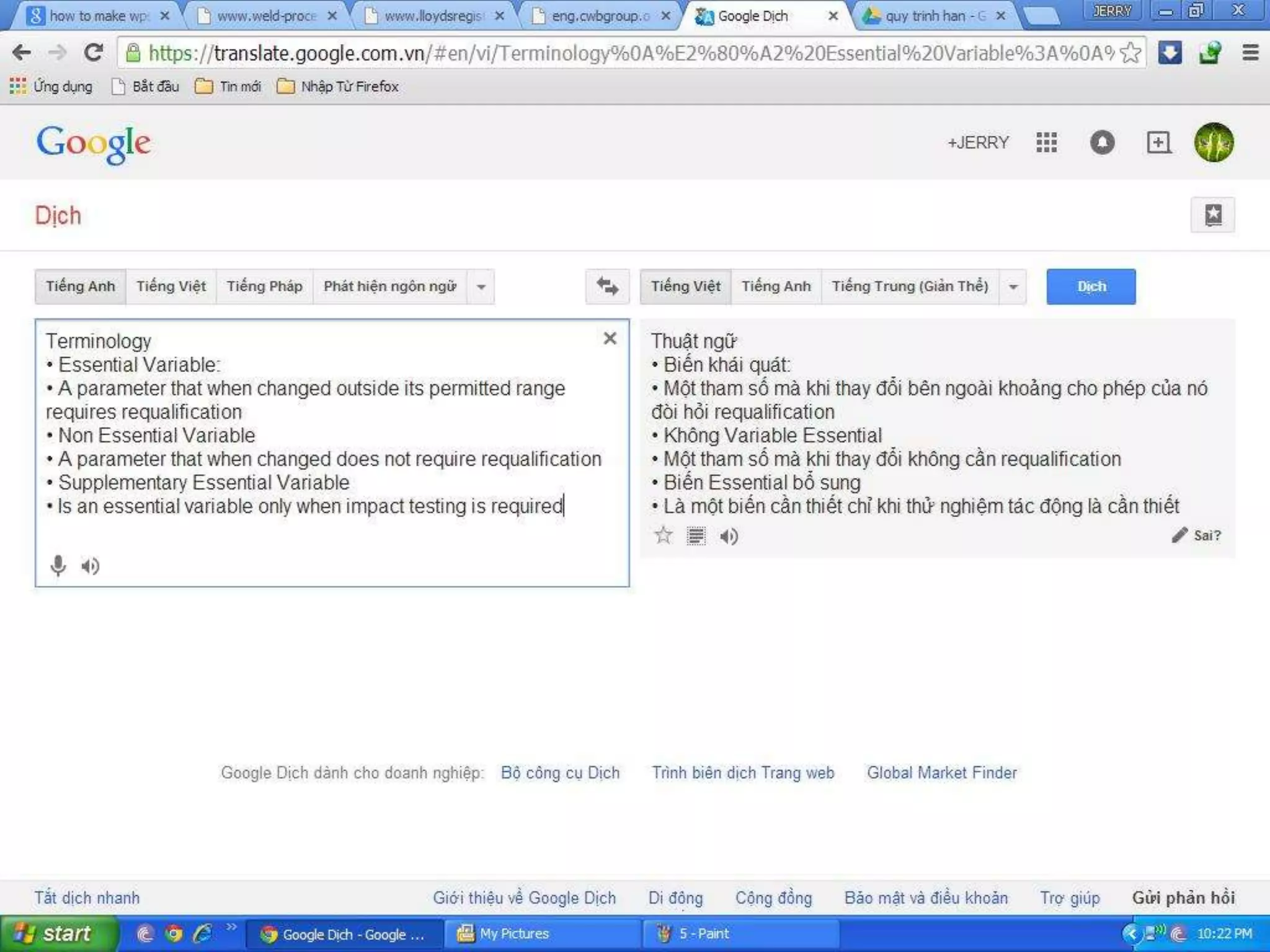 Welding procedure & welder qualification review