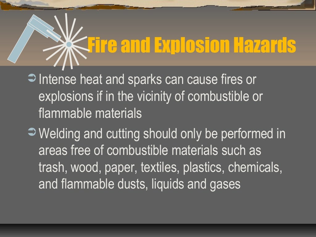 Welding safety hazard