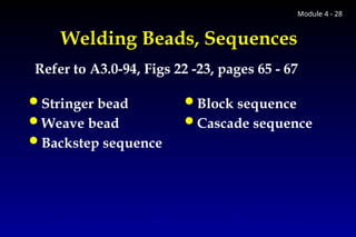 Module 4 :Weld Joint Geometry/welding and NDE symbols | PPTX