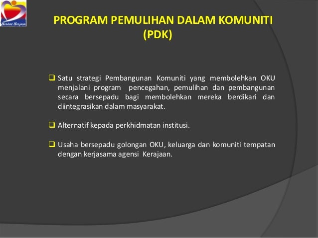 Welfare benefits for OKU citizen presentations