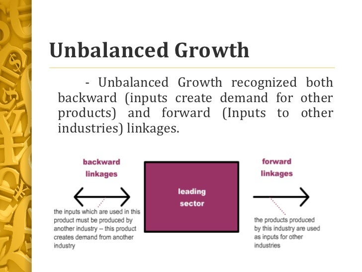 balanced and unbalanced economic growth