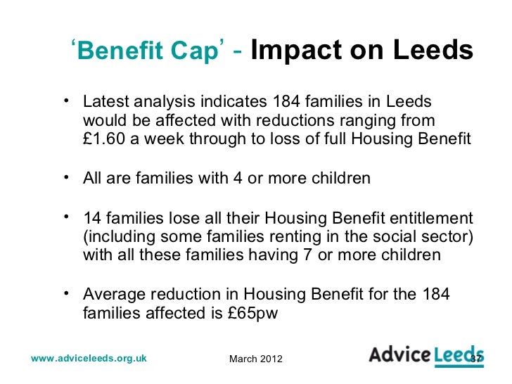 reduction in benefit cap