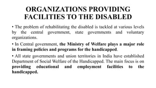 Handicapped Gem Program welfare services in child health nursing | PPTX