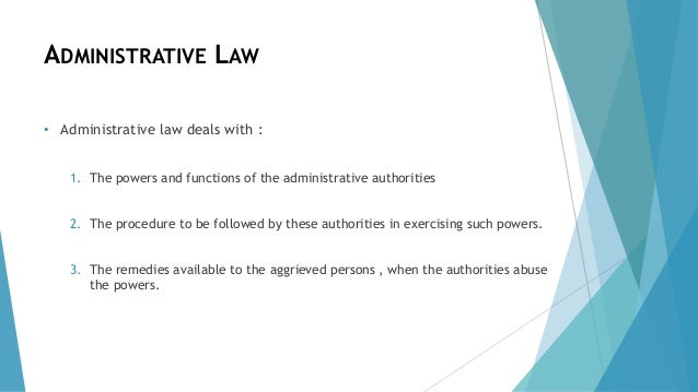 Administrative law essay
