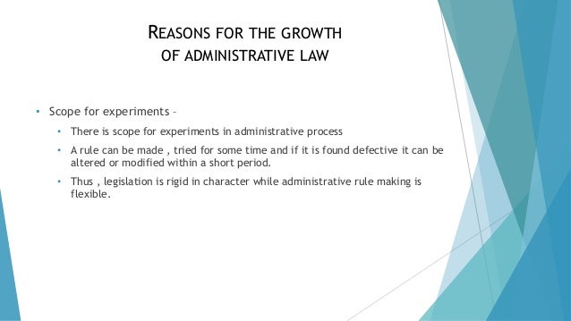 Growth of Administrative Law in India Growth of Administrative Law in India