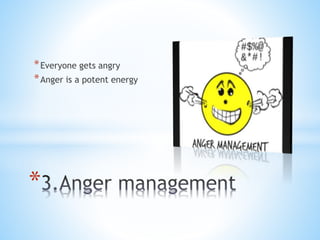 *Everyone gets angry
*Anger is a potent energy
*
 