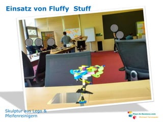 www.plays-in-business.com
Michael Tarnowski
Einsatz von Fluffy Stuff
Skulptur aus Lego &
Pfeifenreinigern
 