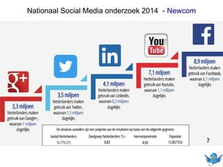 Nationaal Social Media onderzoek 2014 - Newcom
 