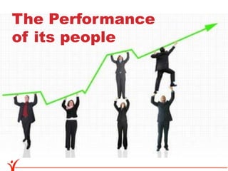 The Performance
of its people
 