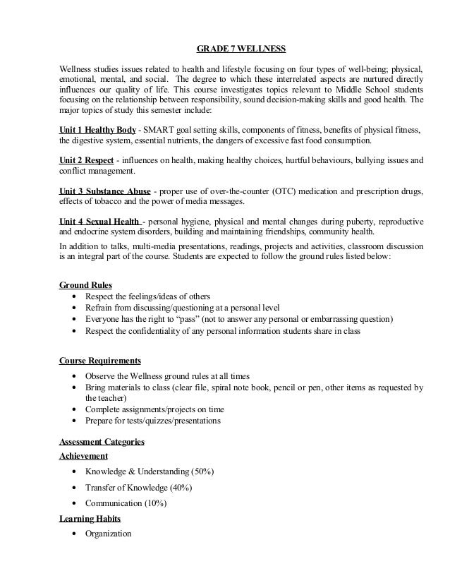 Well 7 course requirements (201415)