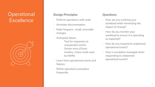 AWS Well Architected Framework | PPTX