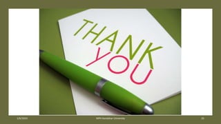 1/6/2023 MPH Kandahar University 25
 