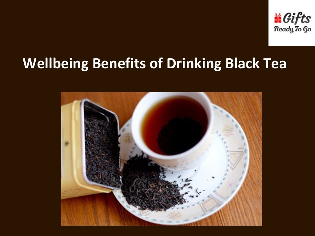 Wellbeing benefits of drinking black tea