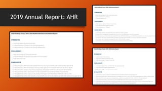 2019 Annual Report: AHR
 