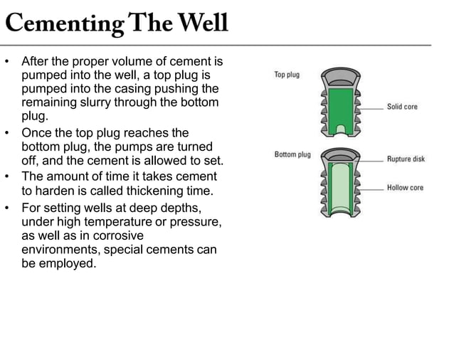 Oil Well cementing , Main components of cementing. pptx | PPTX