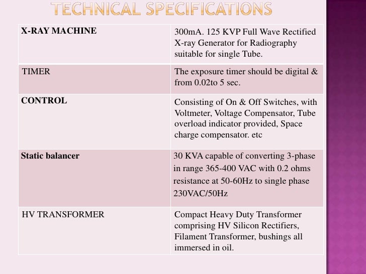 x ray machine ppt