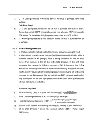 Well Control Kill Graph Well control manual_bharat_petro_resource (1) | PDF
