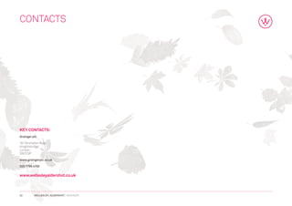 CONTACTS




Key Contacts:
Grainger plc

161 Brompton Road
Knightsbridge
London
SW31QP

www.graingerplc.co.uk

020 7795 4700


www.wellesleyaldershot.co.uk



32        WELLESLEY, ALDERSHOT | GRAINGER
 