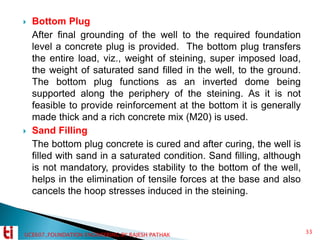 Well foundation_Introduction in soil mechanics | PDF