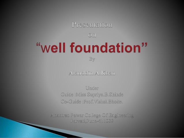 WELL FOUNDATION NPTEL DOWNLOAD WELL FOUNDATION NPTEL DOWNLOAD