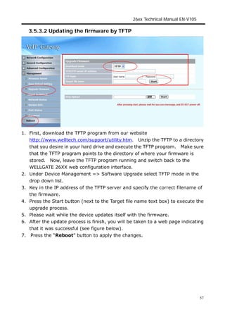 Wellgate 26xx Series VoIP Gateway | PDF