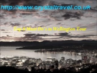 Top 8 Must Do’s in Wellington Tour
 