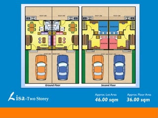 Approx. Lot Area Approx. Floor Area
46.00 sqm 36.00 sqm
 
