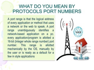 Well known protocols port numbers | PPTX