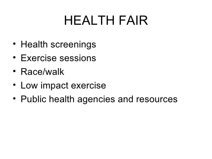 Proposal for Wellness Program