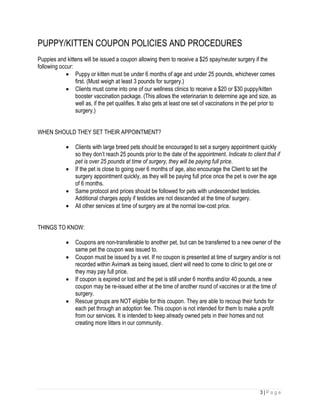 Wellness clinic training manual | PDF
