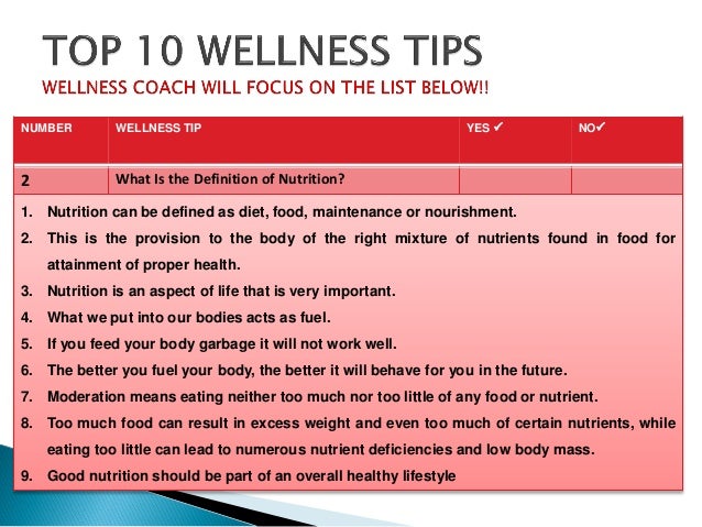 Wellness coaches level 10 r2