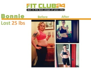 Bonnie
Lost 25 lbs
Before After
 