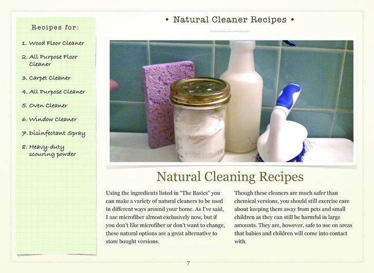 Wellness mama natural cleaning guide