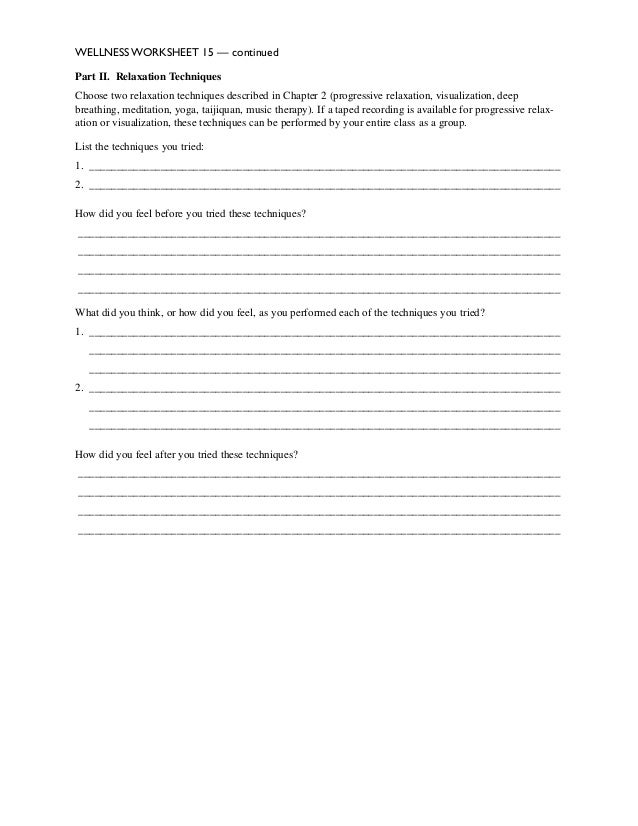  Wellness Worksheet 44 Answers Free Download Goodimg co