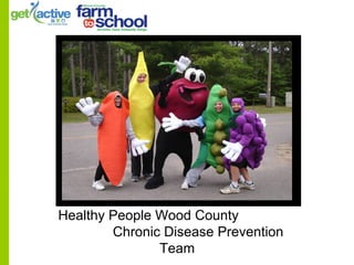Healthy People Wood County
Chronic Disease Prevention
Team
 