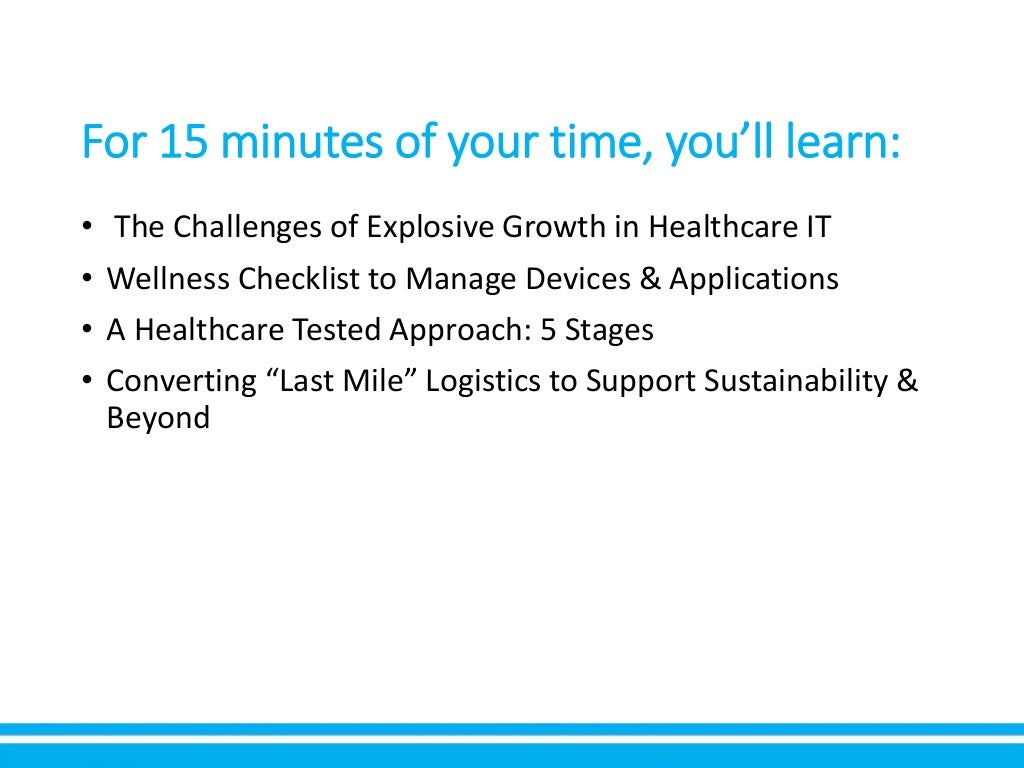 Wellness presentation