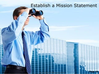 Establish a Mission Statement

www.readysetpresent.com

Page 14

 