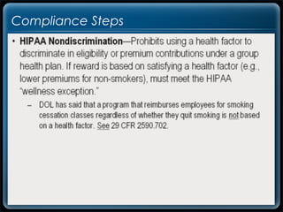 Compliance Steps
 