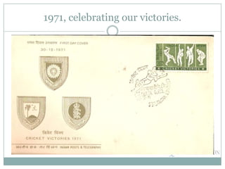 1971, celebrating our victories.
 