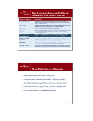 Wellpoint: Selecting, Managing and Deploying Metrics | PDF