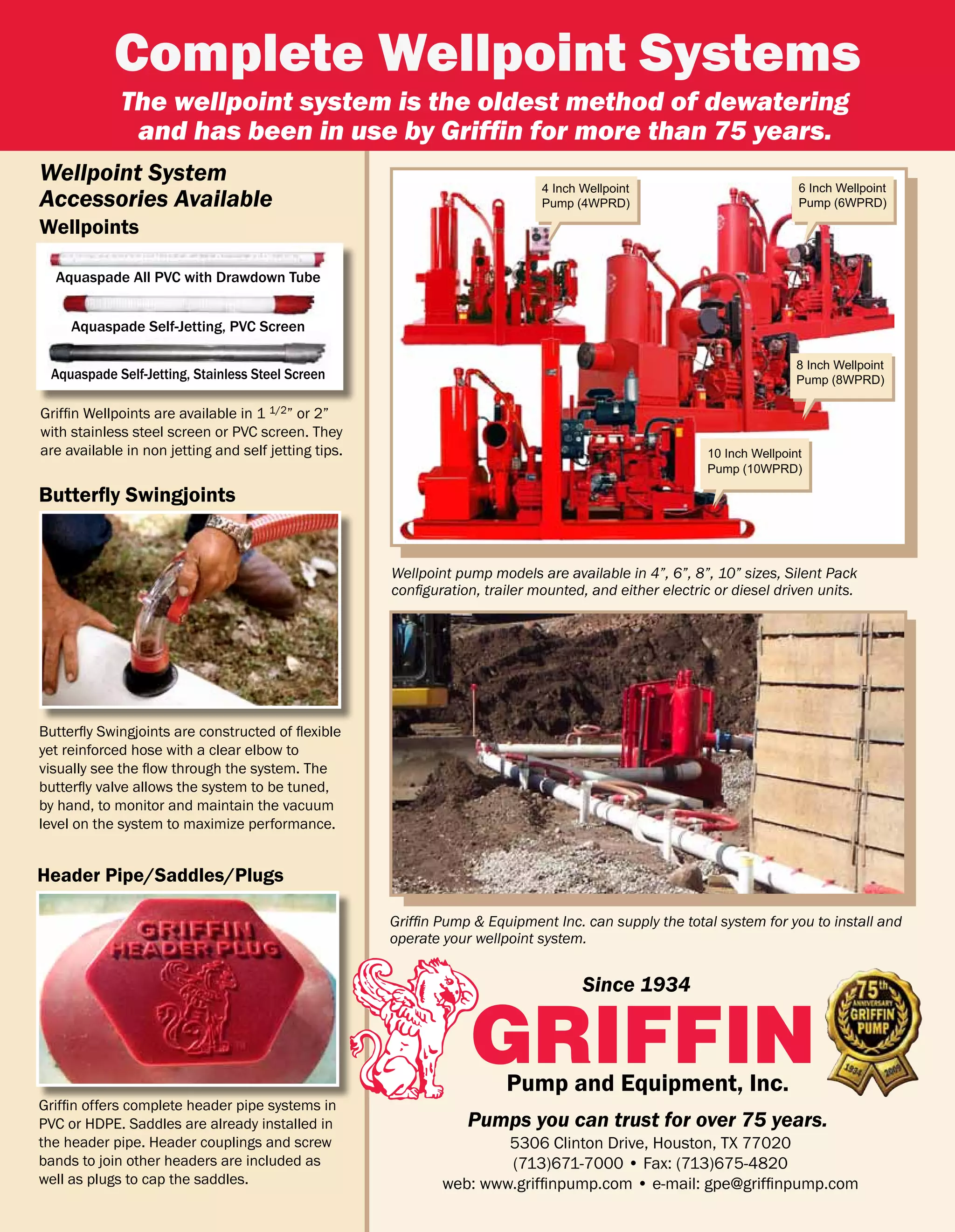 Wellpoint Dewatering Pump Brochure created in Adobe InDesign 2015 | PDF ...