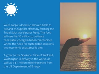 Wells Fargo’s Latest Solar Panel Support Project