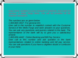 Wells fargo bank toll free customer support numbers Wells fargo bank toll free customer support numbers