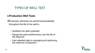 Well Testing Slideshow Comprehensive Basic Well Testing Training: Safety, Planning, and ...