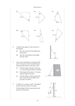Ladder Using Trig trigonometry | PDF