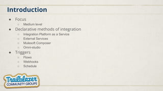 Salesforce Wellington User Group - August 2022 - Salesforce integration without code