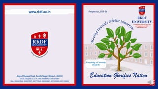 Welocome screne   RKDF UNIVERSITY.PPT